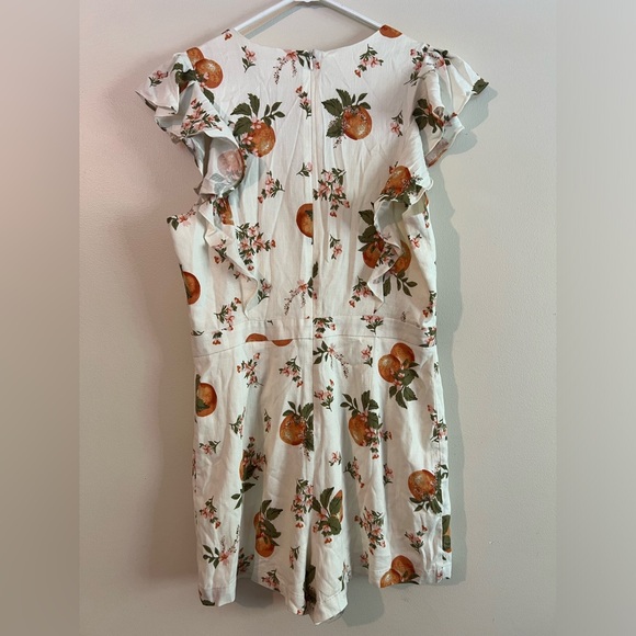 Sugarlips Flutter Sleeve Romper - Citrus Print - Picture 11 of 12